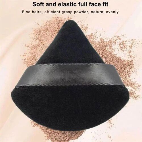 4pcs Triangle Powder Puff Wet Dry Use For Loose Powder Liqui
