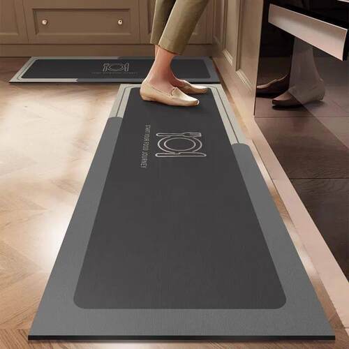 New Diatomite Mat Kitchen Rug Non-slip Kitchen Long Carpet S
