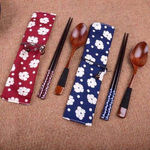 .School Binding Line Spoon Kitchen Wooden Tableware Durable