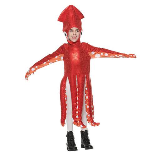 Halloween Children Cosplay Costume Sea Cute Squid octopus
