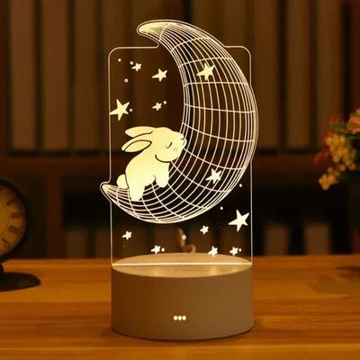 Romantic Love 3D Led Lamp for Home Kids Childrens Night Lig