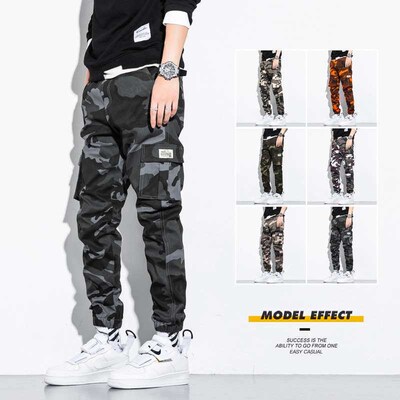 Workwear Camouflage Pants Mens Autumn New Fashion Casual Pa