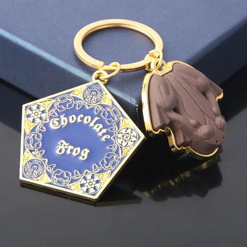 Harry Pendant Keychain Chocolate Frog Hogwarts Magic School