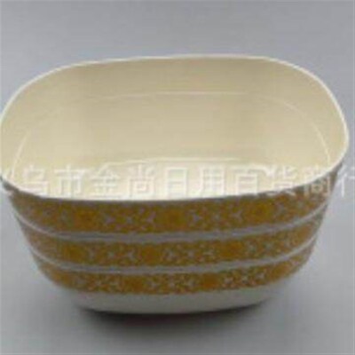 Oval transparent solid color large bowl, commercial large so