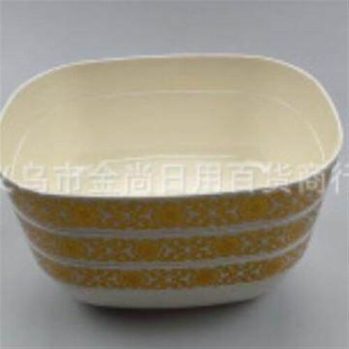 Oval transparent solid color large bowl, commercial large so
