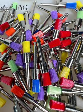 100pcs Dental Prophy Brushes Polshng Polsher Dsposable Latch