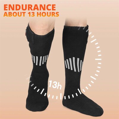 Winter Heated Socks Rechargeable Heating Socks for USB 5000m