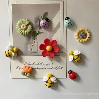 10pcs Adorable Refrigerator Magnets - Durable & Strong Hold