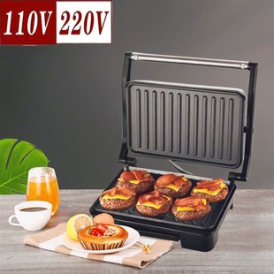 110V220V牛排机面包早餐轻食机台湾美国加拿大 Steak machine包邮