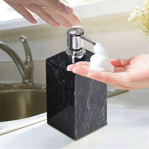 Marble Soap Dispenser with Stainless Steel Pump Stylish