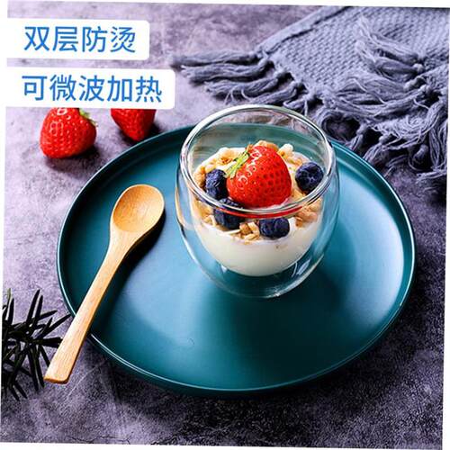 Cute Bear Double-layer Coffee Mug Double Glass Cup Carton