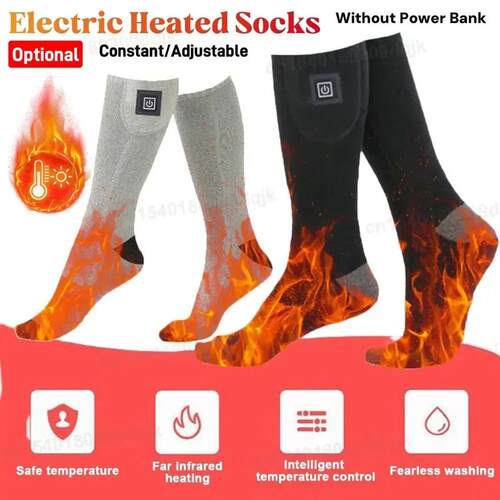 Electric Heating Socks 3 Level Temperature Winter Heating So