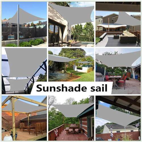 Multi-color outdoor awning waterproof shade sail garden pati