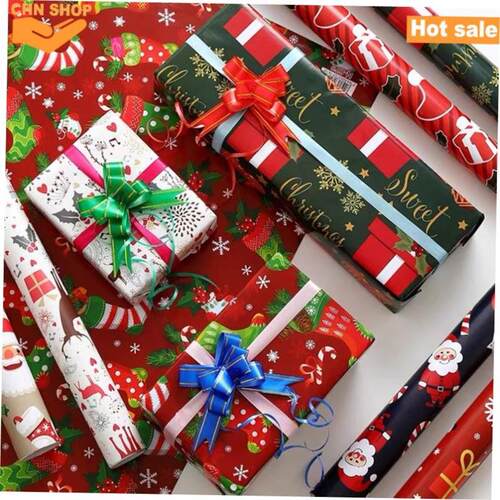 75*52cm Christmas wrapping paper large Gift paper wrapper