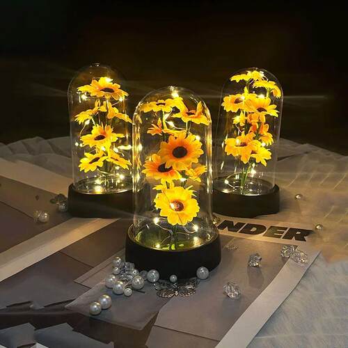 Graduation season gift small sunflower plastic set Mothers