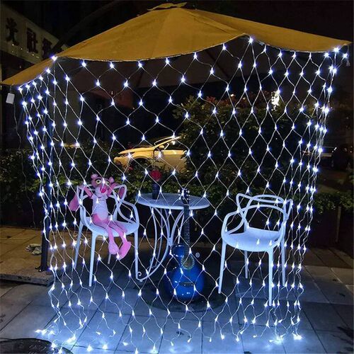Net Curtain Lights 6*4m 672leds 8Modes Fairy String Light Ga