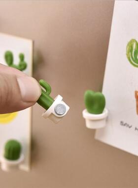 Cactus refrgerator cute magnetc message stcker fxng bu
