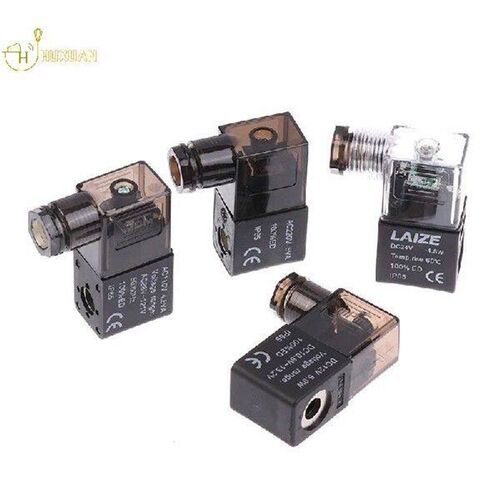DC12V DC24V AC110V AC220V Solenoid Valves Coil With LED For