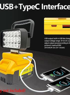 Portable Lanterns Lamp 18 Beads LED Work Light Spotlight Tor