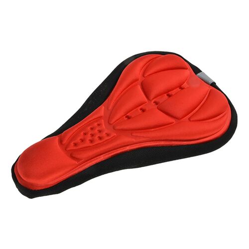 Bicycle Saddle 3D Soft Seat Cover Gel Silicone Cushion Cycl
