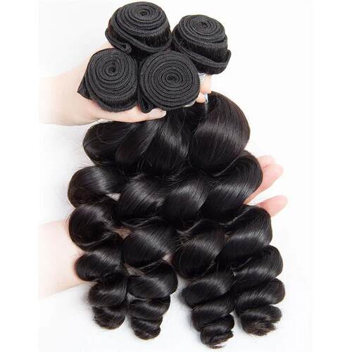 Loose Wave Raw Hair Bundle 10-30inch Human Hair Extensions H