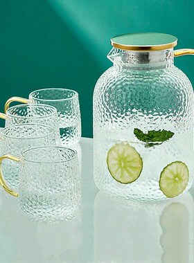 Crystal Cold Water Kettle Water Cooling Kettle Set Glass Wat