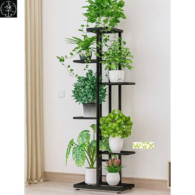 Balcony Hanging Flower Stand Iron Rack Plant Stand Metal
