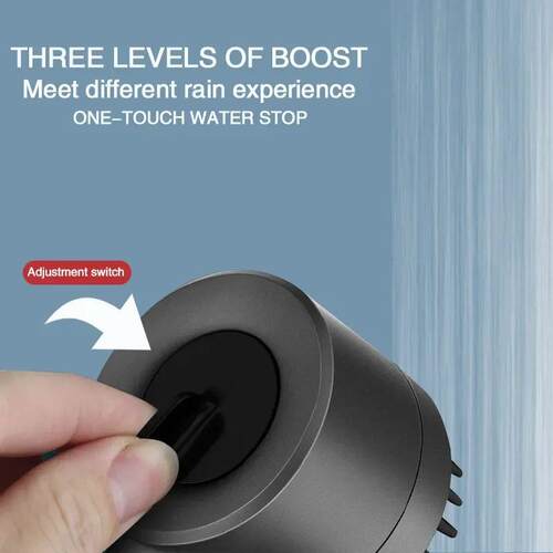 Hgh Pressurzed Flter Shower Head 3-mode djustable Spray wth