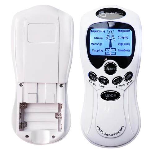 Digital TENS Unit Dual Output Muscle Stimulator Back Neck Sh