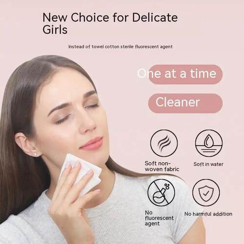 3 Rolls Disposable Face Towel Soft Dry Wipe Multi Use Facial