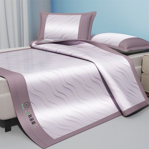 冰丝席三件新款升级凉感可折叠空调席单人二件防滑夏凉席可机洗