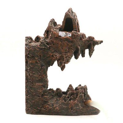 Fish Tank Rockery Decor Underwater Sand Waterfall Aquarium