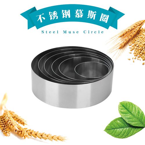 Stainless Steel Round Cake Mold 46810 Inch High 568cm YH
