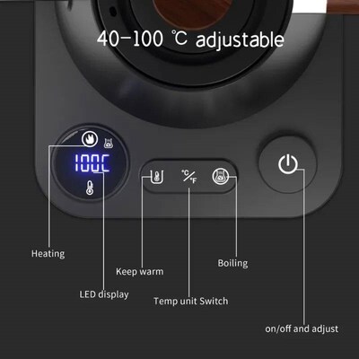 900ML Intelligent Constant Temperature Electric Kettle Hand