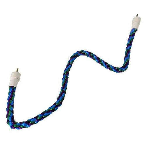 Flexible Bird Stand Toy Hanging Braided Bird Chew Rope