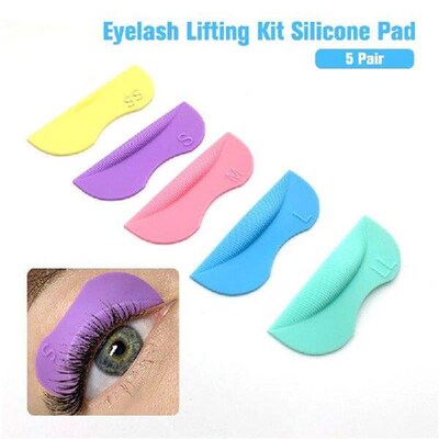 5 Pair/Set Silicone Curlers Curl Eyelash Pads Eyelash
