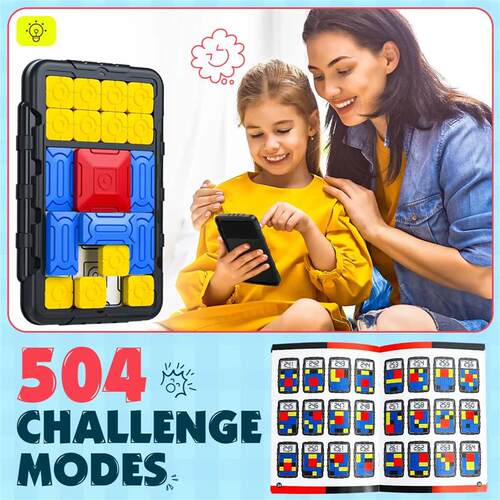 Slde Block Bran Game Challenge Huarong Road Bran Teaser Sldn