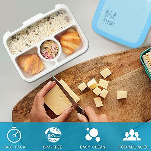Portable Lunch Box Microwave LunchBox Sealed Salad Box Outdo