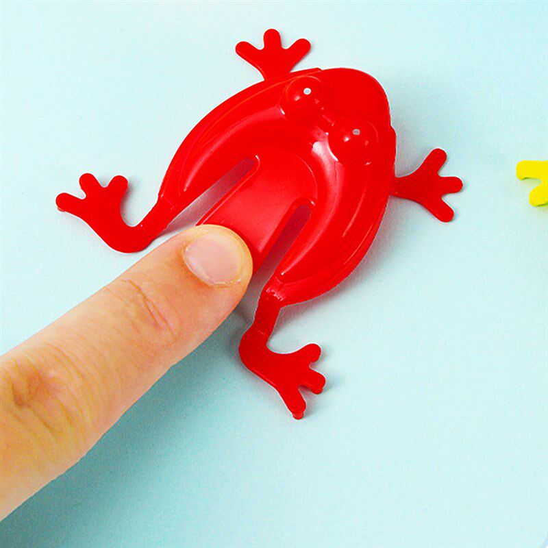 30 Pcs Mini Candy Color Jumping Leap Frog Bounce Fidget Clas