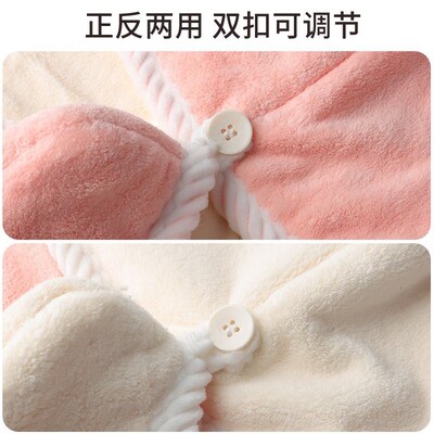 women dry hair cap headscarf hair wiping quick drying towel