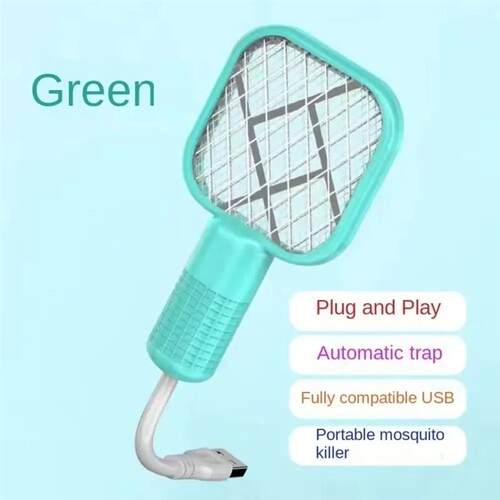Pest Control USB Mosquito Swatter Trap Electric Shock Insect
