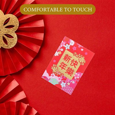 60 Pcs Lai Shi Feng Hong Bao Chinese New Year Red Envelopes