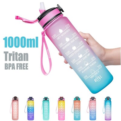 1000ml water bottle tritan BPA free Sports cup Waterbottle