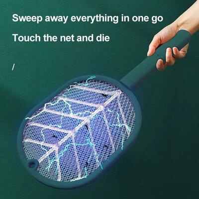Electric Mosquito Killer Swatter USB Rechargeable Electric H