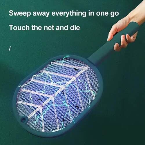 Electric Mosquito Killer Swatter USB Rechargeable Electric H