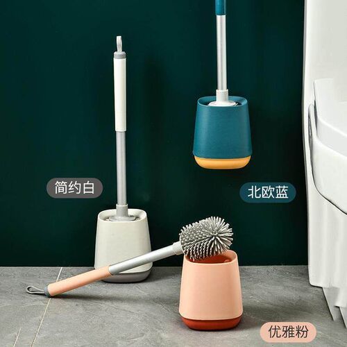 toilet brush cleaning brush with long handle with base
