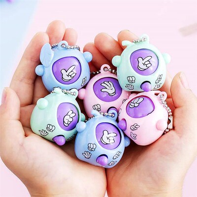 20Pcs  Mini Pop Keychains Toddler Sensory Fidget Toys Bulk C