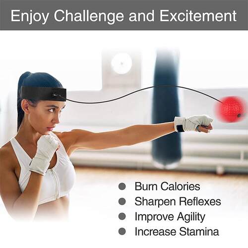Boxing Reflex Ball with Headband Speed Training Punching Bal