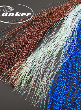 lunker fly fishing tinsel twisted strand string line tying