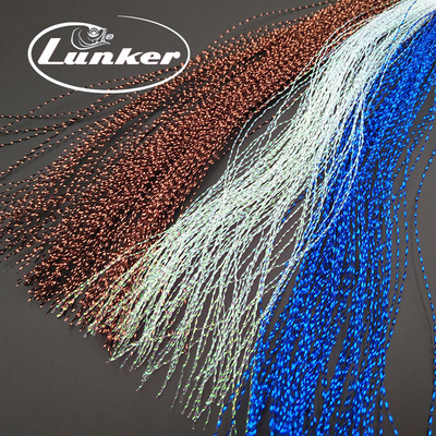 lunker fly fishing tinsel twisted strand string line tying